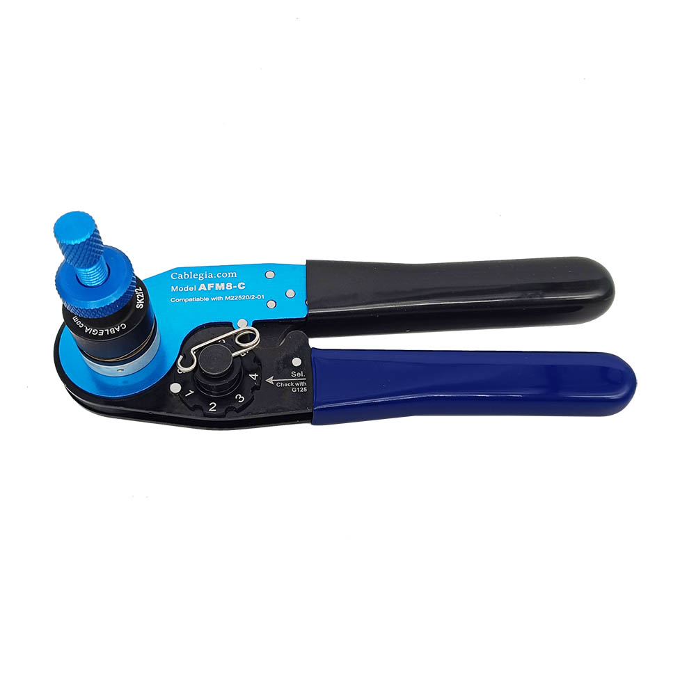 AFM8-C Suitable AS22520/2-01 Miniature Adjustable Indent Crimp Tool